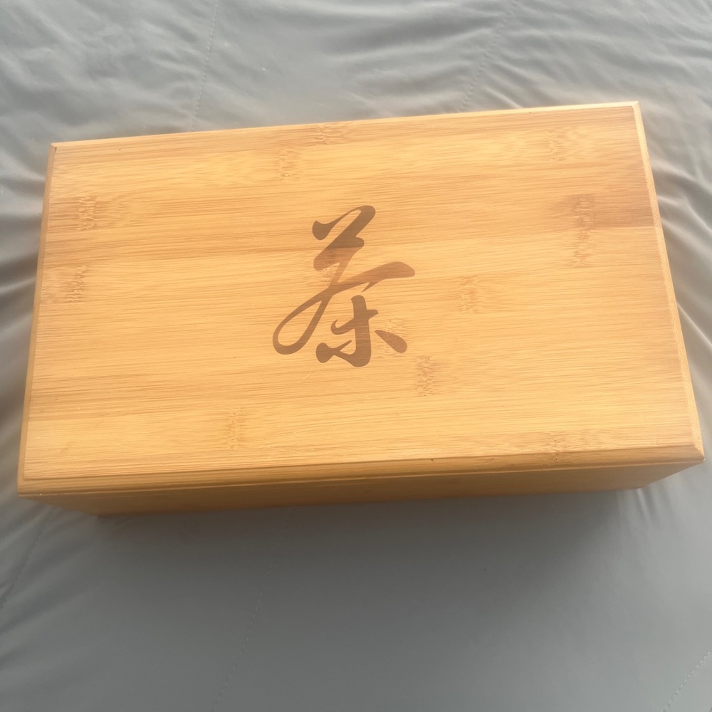 Wooden Tea Box.
